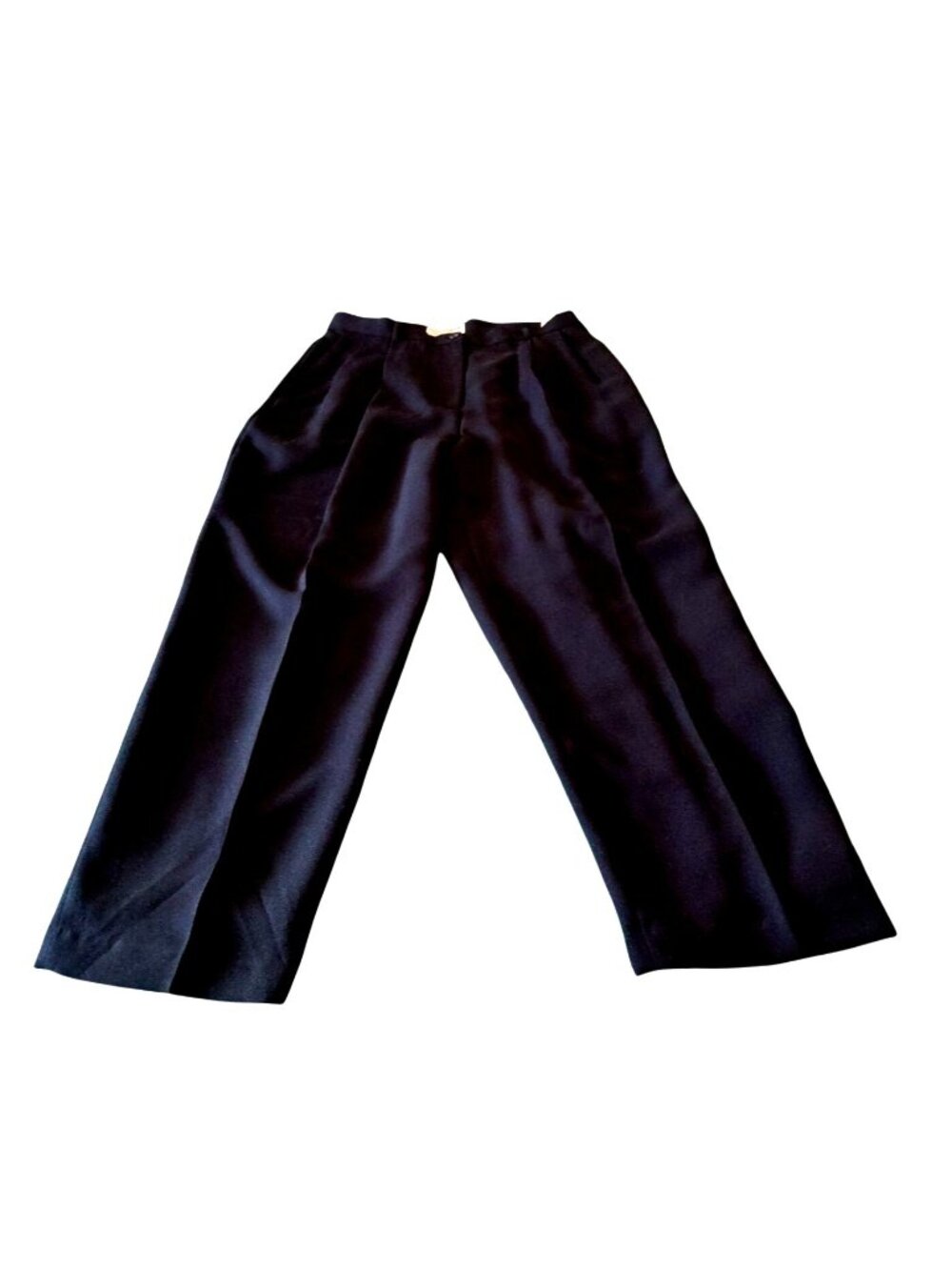Focus 2000 Women's Size 16 Polyester Lined High Waisted Black Dress Pants NWT